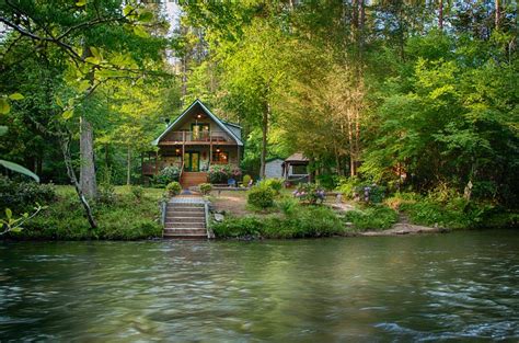 Find Peace and Relaxation at a River Magic Cabin